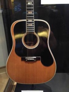 Carter Stanley's guitar at the Country Music Hall of Fame