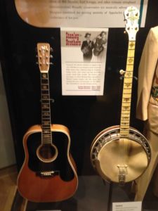 Carter Stanley's guitar at the Country Music Hall of Fame