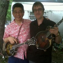 With Akira Otska (he's holding Buster, I'm holding John Duffey's F-7).