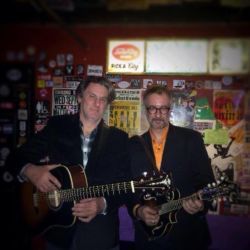 With old pal Mark Spencer (Son Volt, Laura Cantrell, Blood Oranges)