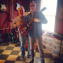 With my beloved guitar tech, Shelly Ferrell